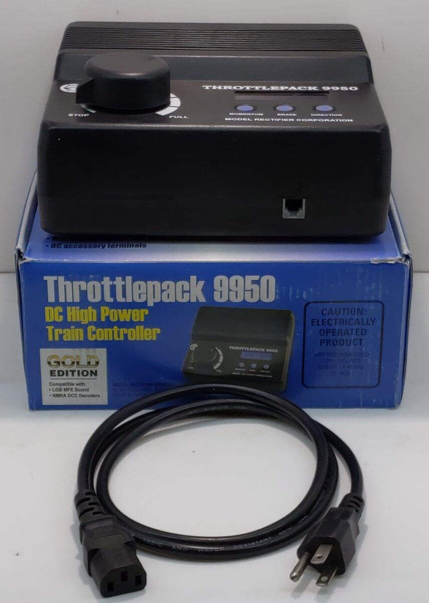 MRC 0001320  Throttlepack 9950 Train Controller with LCD Meters