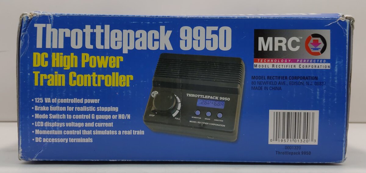 MRC 0001320  Throttlepack 9950 Train Controller with LCD Meters