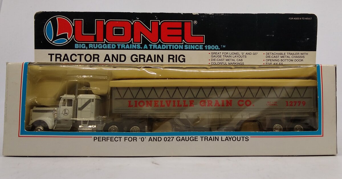 Lionel 6-12779 O Gauge Lionelville Grain Co. Tractor & Grain Rig