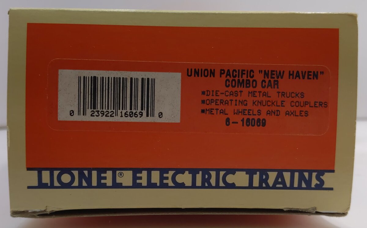 Lionel 6-16069 O Gauge Union Pacific New Haven Combo Car