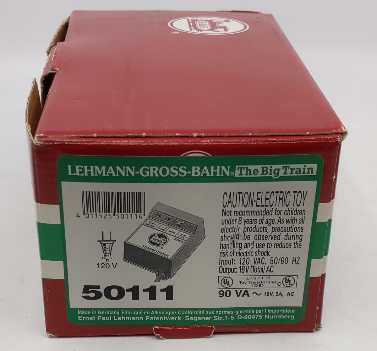 LGB 50111 High Power Output 6 Amp 120 Volt AC Transformer