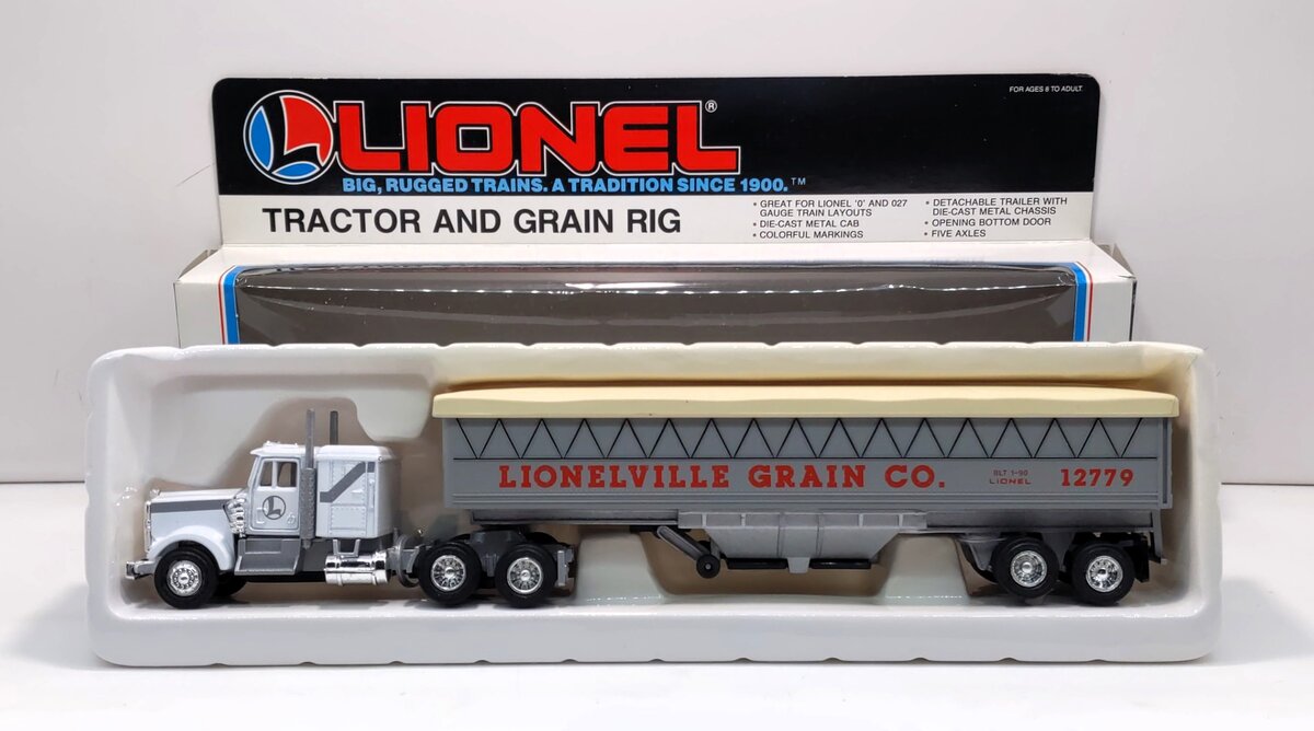 Lionel 6-12779 O Gauge Lionelville Grain Co. Tractor & Grain Rig