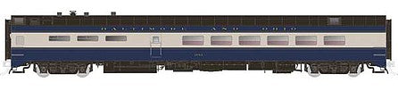 Rapido Trains 124017 HO Scale Baltimore & Ohio Lightweight Diner Car #2024