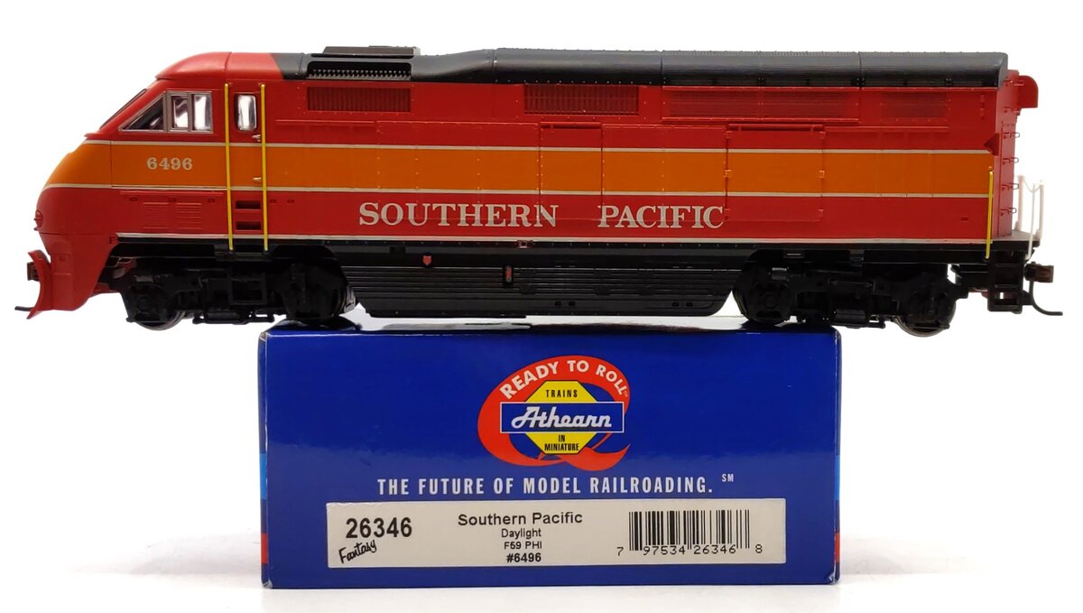 Athearn 26346 HO Southern Pacific Daylight F59PHI Diesel Locomotive # 6496 RTR