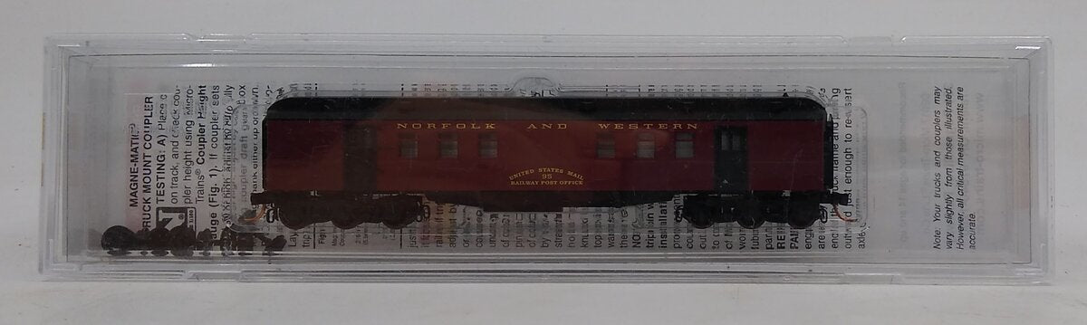 Micro-Trains 14000180 N Norfolk &Western 60' RPO Heavyweight Passenger Car #95