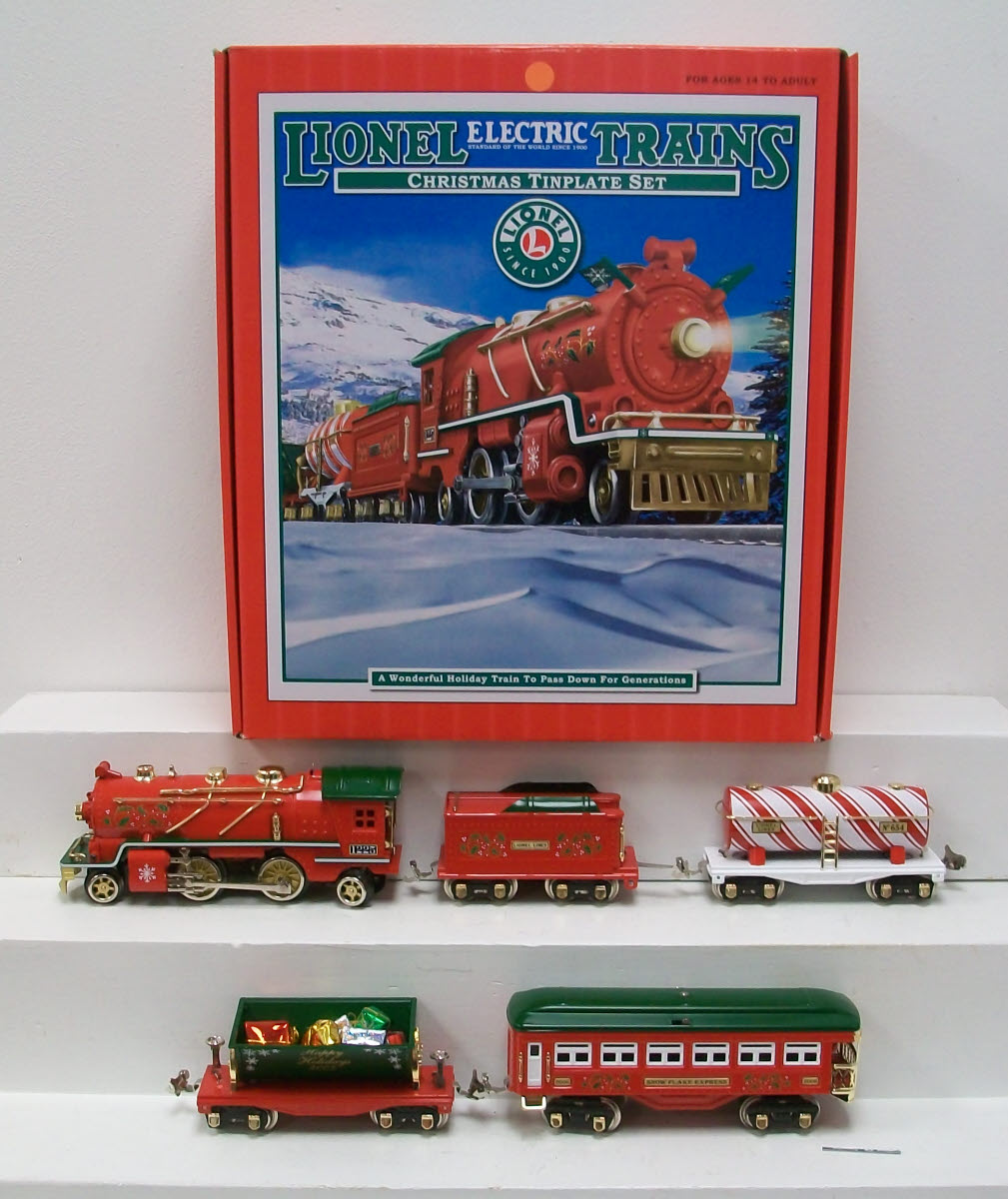 Lionel 651012 Tinplate Christmas O Gauge Steam Train Set Trainz