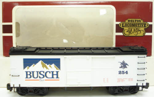 Delton 4255A4 G Scale Busch Beer Boxcar #254