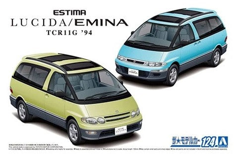 Aoshima Models 061350 1:24 1994 Toyota TCR11G Estima Lucida/Emina Car Model Kit