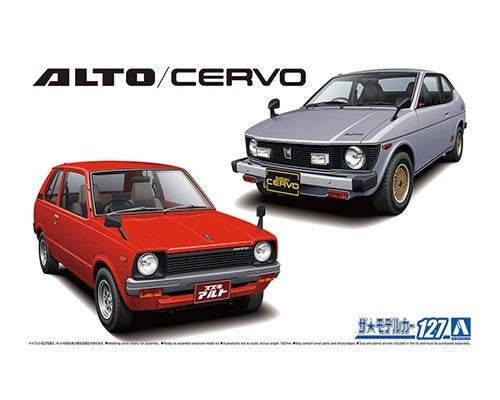 Aoshima Models 064238 1:20 1979 Suzuki SS30V Alto/SS20 Cervo Car Model Kit