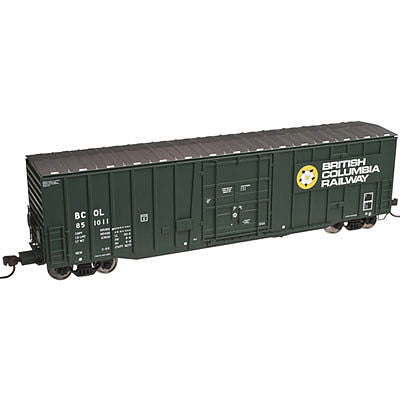 Atlas 50002143 N British Columbia Railway NSC 50' Plug-Door Boxcar #851019