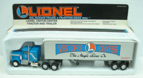 Lionel 6-12860 O Gauge Visitor Center Tractor W/ Trailer