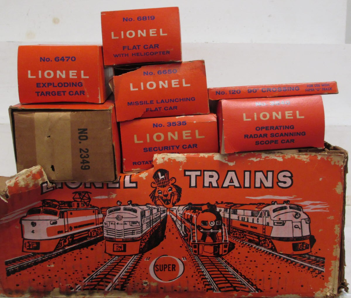 Lionel 2549W O 2349 Mighty Military Vintage Diesel Set #3540,6470,6819,6650,3535