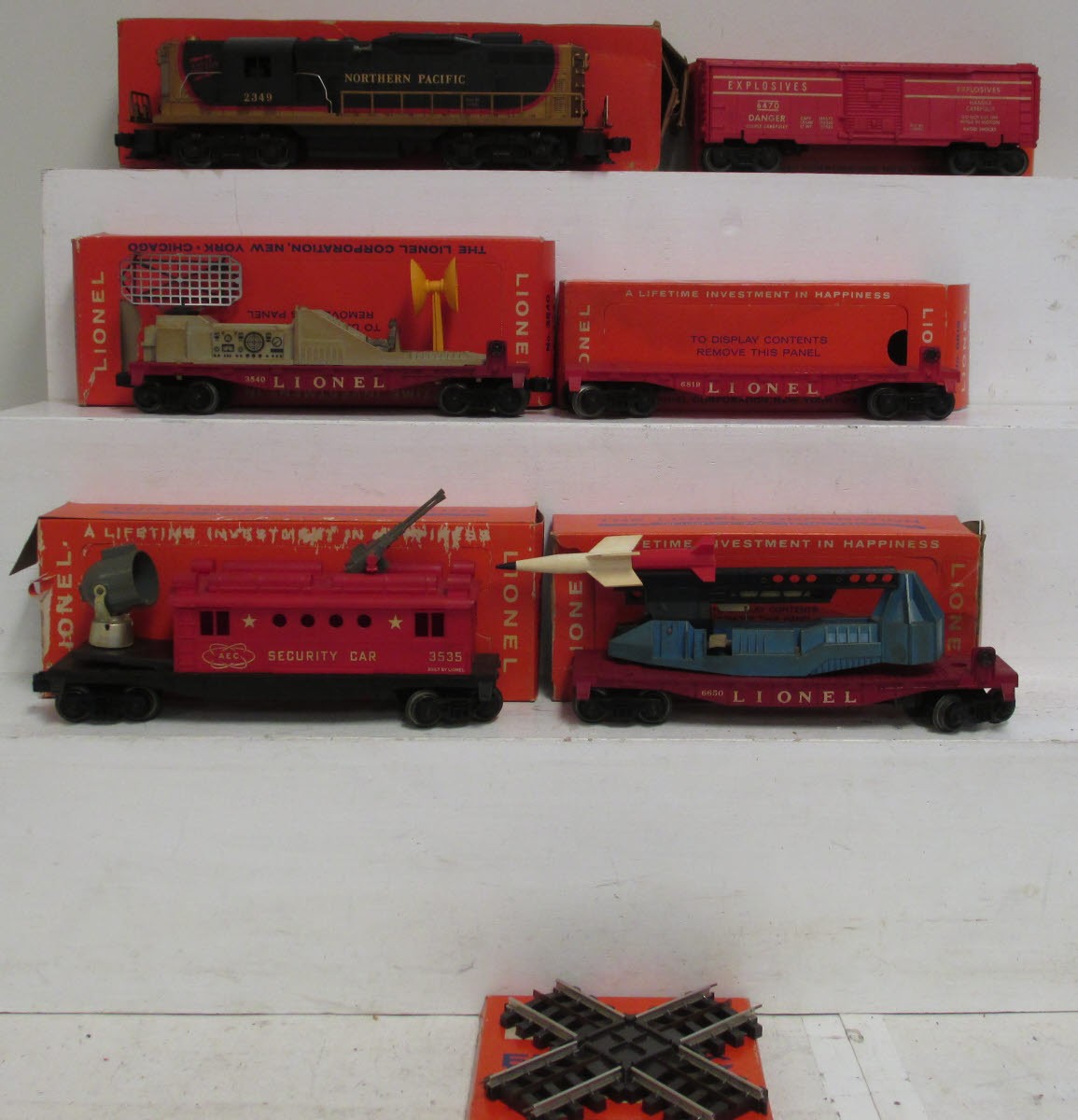 Lionel 2549W O 2349 Mighty Military Vintage Diesel Set #3540,6470,6819,6650,3535