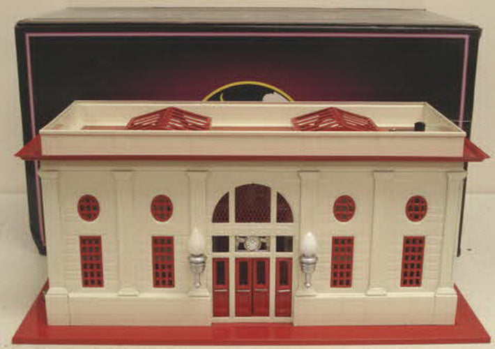 MTH 10-1070 Standard Gauge White and Red Double Passenger Station #116