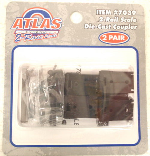 Atlas 7039 O 2-Rail Die-Cast Couplers (Pack of 4)