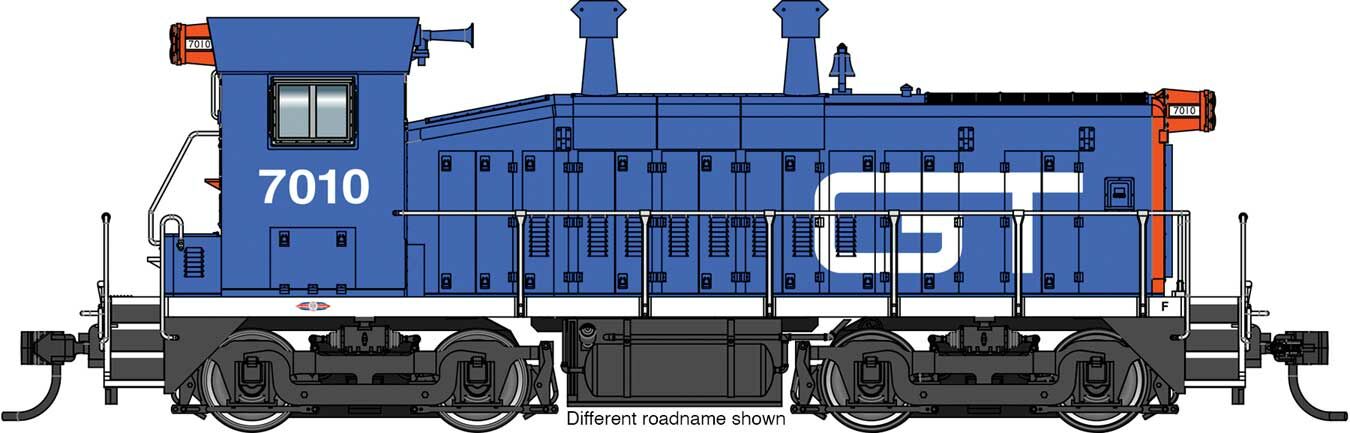 Walthers 920-48504 HO GTW EMD SW9 Diesel Locomotive - Standard DC #7015