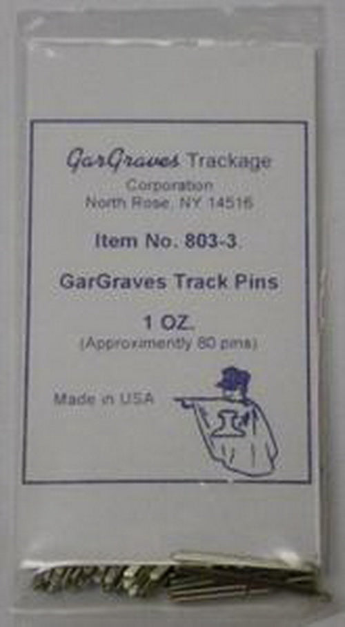 Gargraves 803-3 O Gauge Steel Track Pins (Pack of 80)