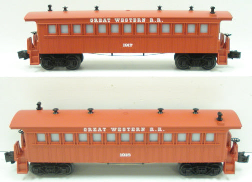 Lionel 6-35185 Great Western Passenger Cars (Pack of 2)