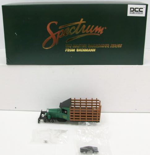 Bachmann 29157 On30 Greenbrier & Big Run Lumber Rail Truck w/DCC (green)