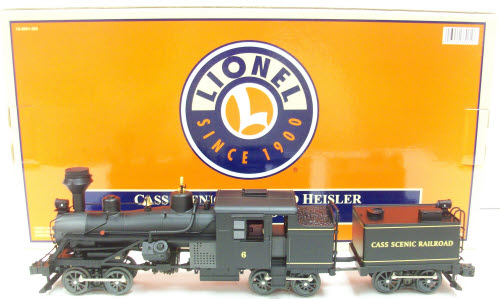 Lionel 6-38061 Cass Scenic Railroad Heisler Locomotive & Tender # 6