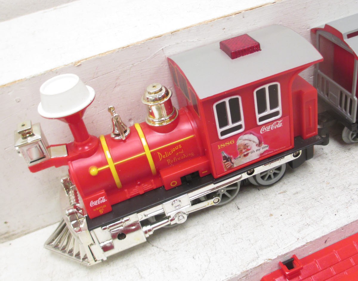 The COCA COLA Santa store Steam Train Set K Line K-1309