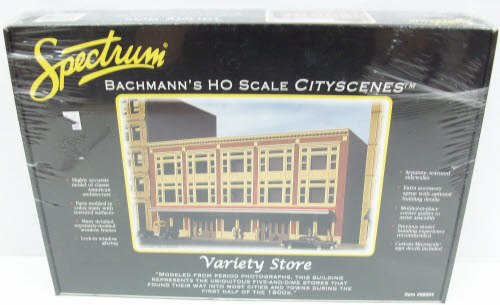 Bachmann 88004 Spectrum HO Scale Variety Store Cityscenes Building Kit