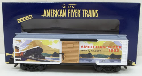 American Flyer 6-48390 S Scale 1955 Catalog Art Boxcar