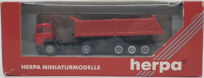 Herpa HO Scale Red Dump Truck