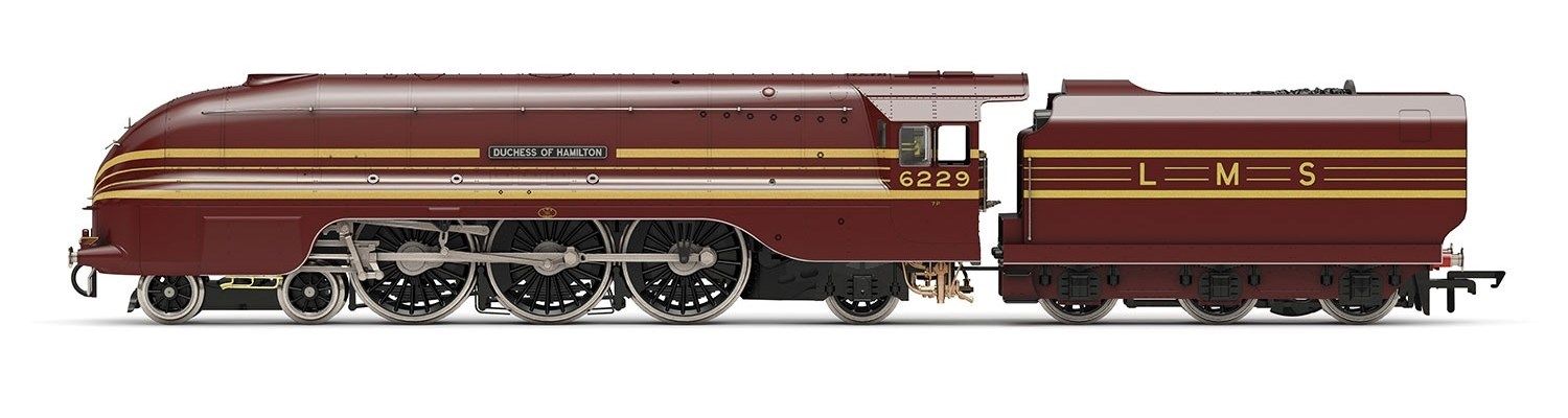 Hornby R3677 OO LMS Princess Coronation Class 4-6-2 Steam Locomotive #6229
