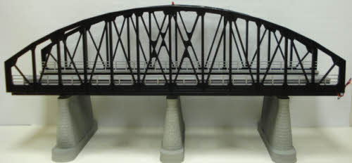 Rail King hot MTH 40-1060 0 Scale Train 2-Track Black Steel Arch Bridge