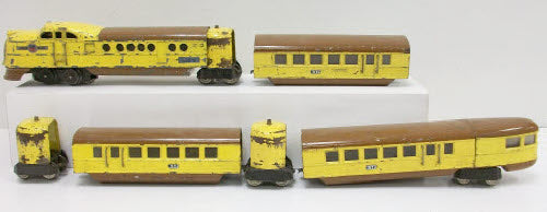 Lionel 636W Vintage O Prewar Union Pacific City of Denver Streamliner ...