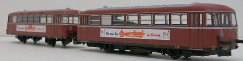 Marklin 39982 HO Scale AutoRail Railbus w/ Control Car