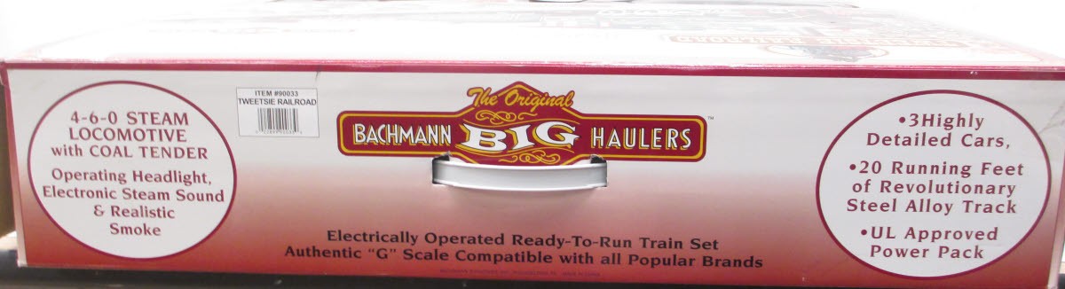 Bachmann 90033 Tweetsie Railroad G Gauge Steam Freight Starter Train Set