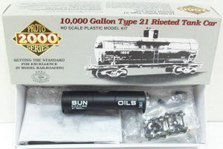 Proto 2000 23163 HO SUNX 10,000 Gallon Type 21 Tank Car Kit #1818