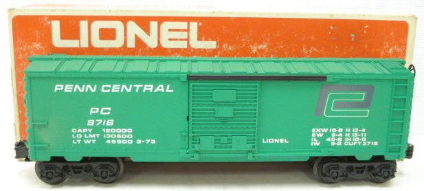 Lionel 6-9716 O Gauge Penn Central Boxcar