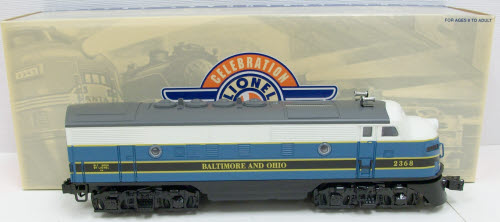 Lionel 6-34504 O Baltimore & Ohio PWC F3 A Dummy Diesel Locomotive #2368T