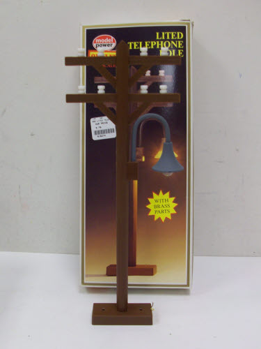 Model Power 986 G Scale Telephone Pole w/Light