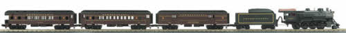 MTH 30-4137-1 Pennsylvania RailKing 2-8-0 O Gauge Steam Train Set with PS 2.0