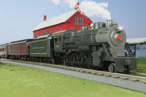 MTH 30-4137-1 Pennsylvania RailKing 2-8-0 O Gauge Steam Train Set with PS 2.0