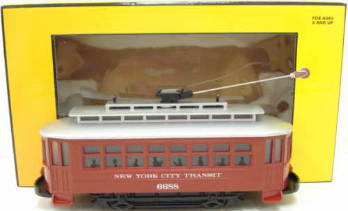 MTH 30-2596 NY Transit Bump-n-Go Trolley