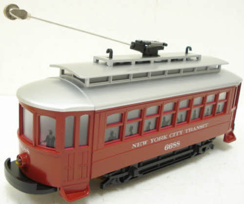 MTH 30-2596 NY Transit Bump-n-Go Trolley