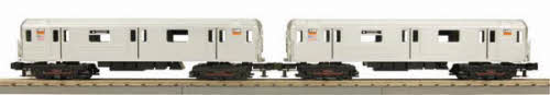 MTH 30-2671-3 O MTA R62 Subway Set Add-On Non-Powered Set (Set of 2)