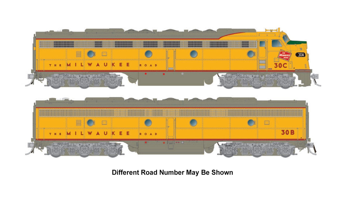 Rapido Trains 28557 HO MILW EMD E8A&B Diesel Loco Set with DCC Sound #34A & #34B