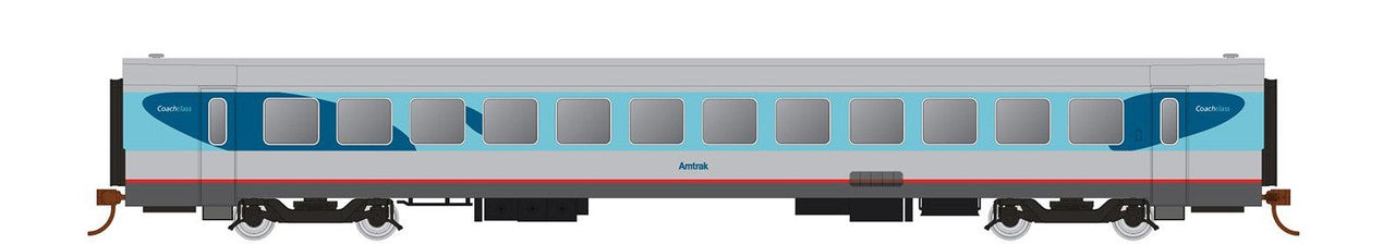 Rapido Trains 25107 HO Amtrak RTL Turboliner Phase III Early Coach No #