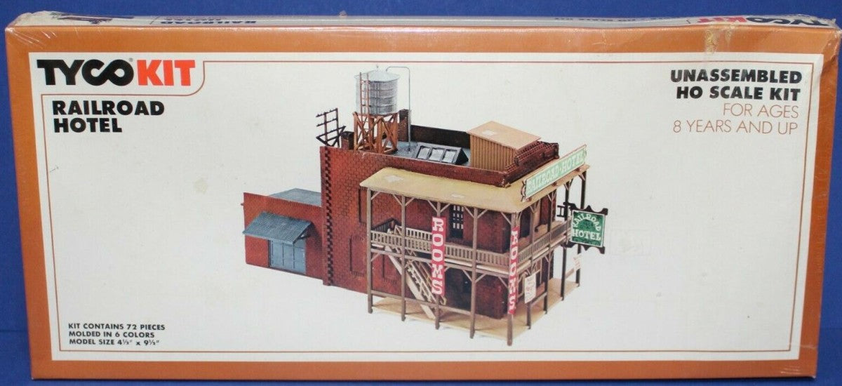 Tyco 7787 HO Railroad Motel Building Kit