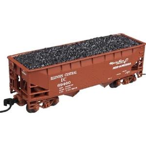 Atlas 50002160 N Illinois Central 2-Bay Offset-Side Hopper #69454