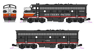 Kato 106-0427-DCC N SP EMD F7A & B Diesel Locomotive with DCC #6182/8082