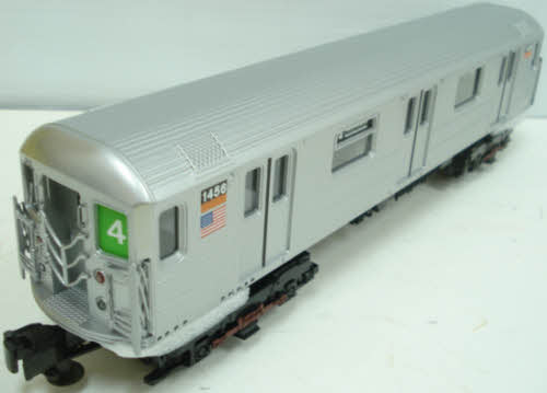 MTH 30-2671-3 O MTA R62 Subway Set Add-On Non-Powered Set (Set of 2)