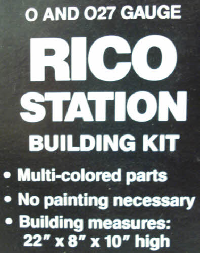 Lionel 6-62709 O Scale Rico Station Kit