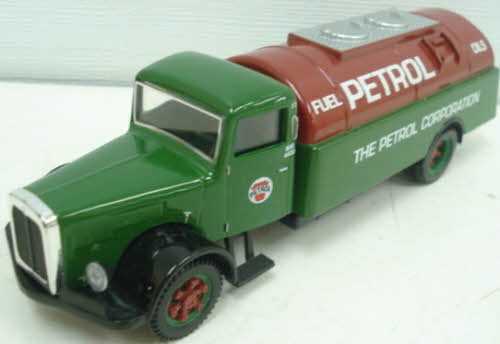 Corgi 98449 White Petrol Corporation Tanker Truck